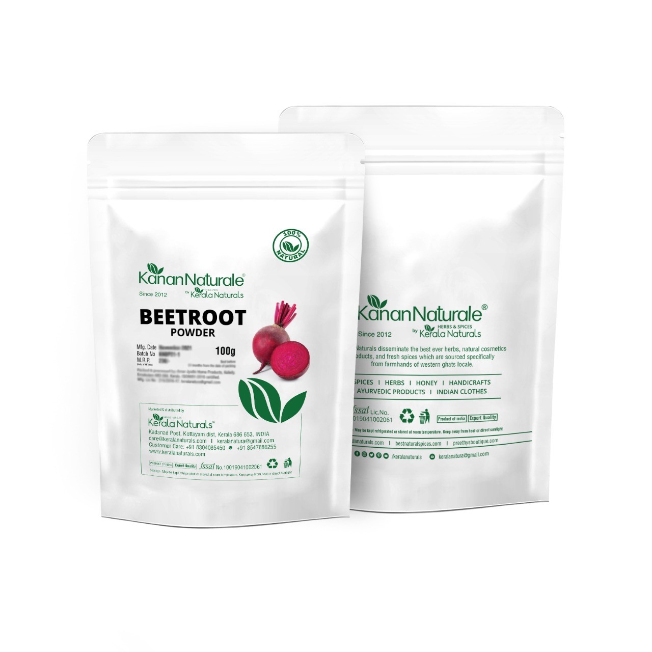 Kerala Naturals Beetroot Powder  2 * 100gm